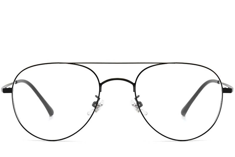 Aviator Black Titanium Glasses #BS0406-0274