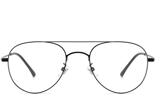 Aviator Black Titanium Glasses #BS0406-0274
