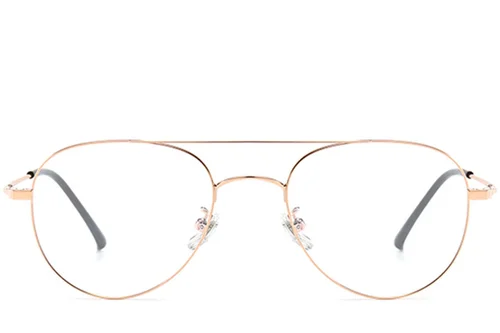 Lunettes aviateur en titane rose #BS0406-0275