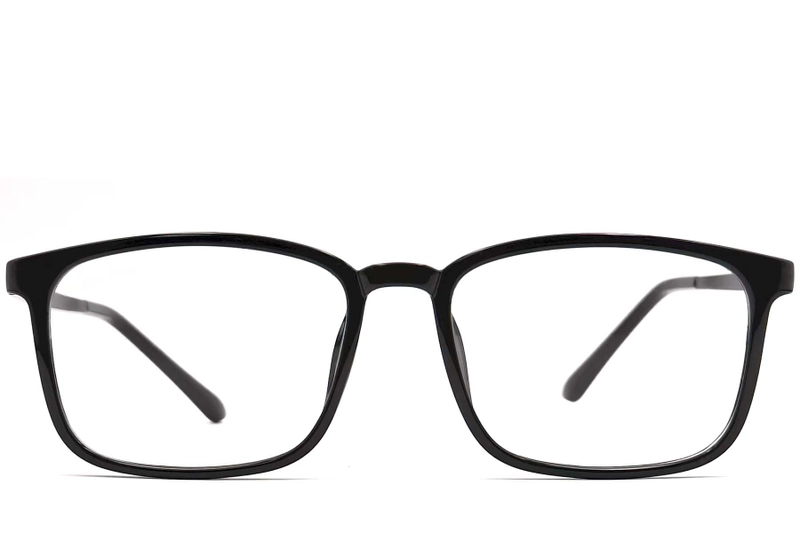 Rectangular Black TR90 Glasses #BS0406-0292