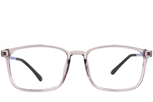 Lunettes rectangulaires violettes TR90 #BS0406-0295