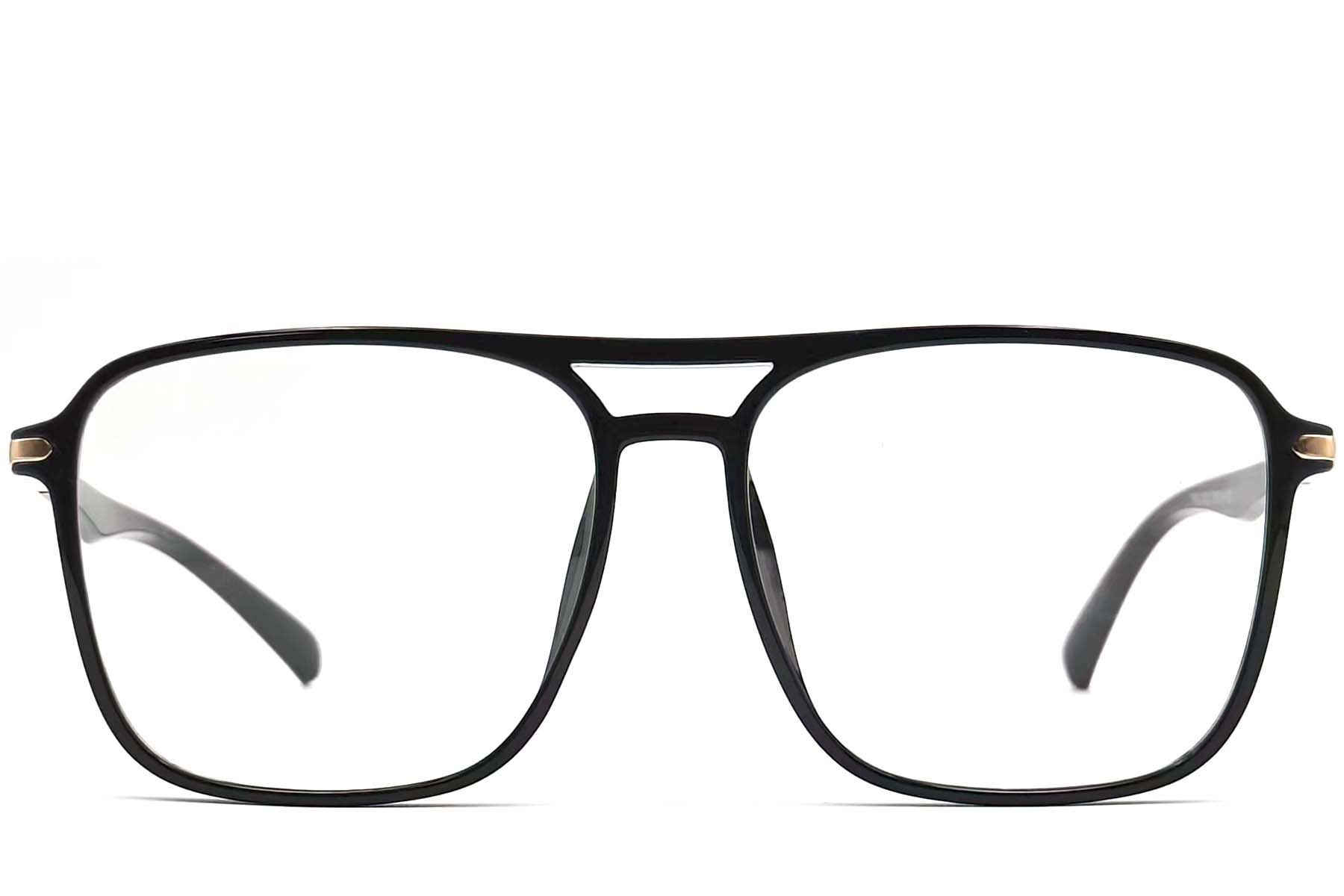 Gafas de aviador TR90 negras #BS0406-0296