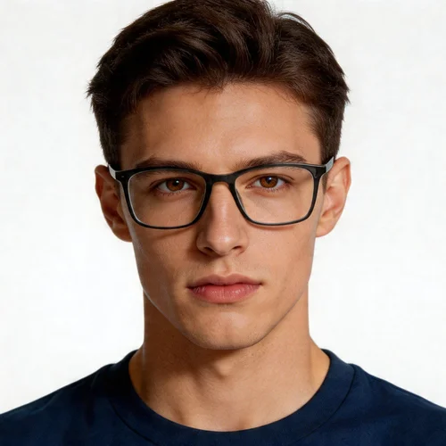 Lunettes rectangulaires grises Ultem #BS0406-0307