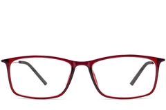 Rectangular Red Ultem Glasses #BS0406-0308