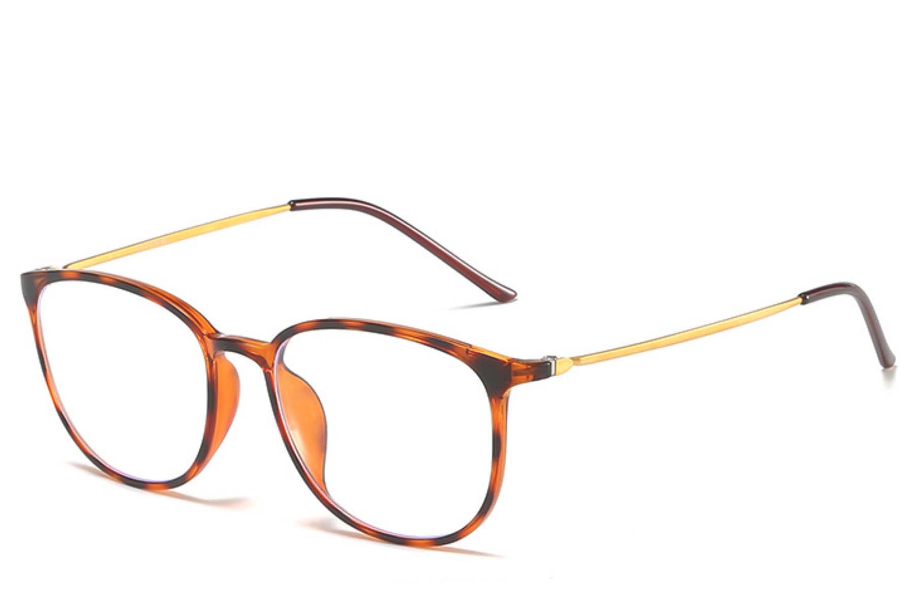 Oval Tortoiseshell Ultem Glasses #BS0406-0310