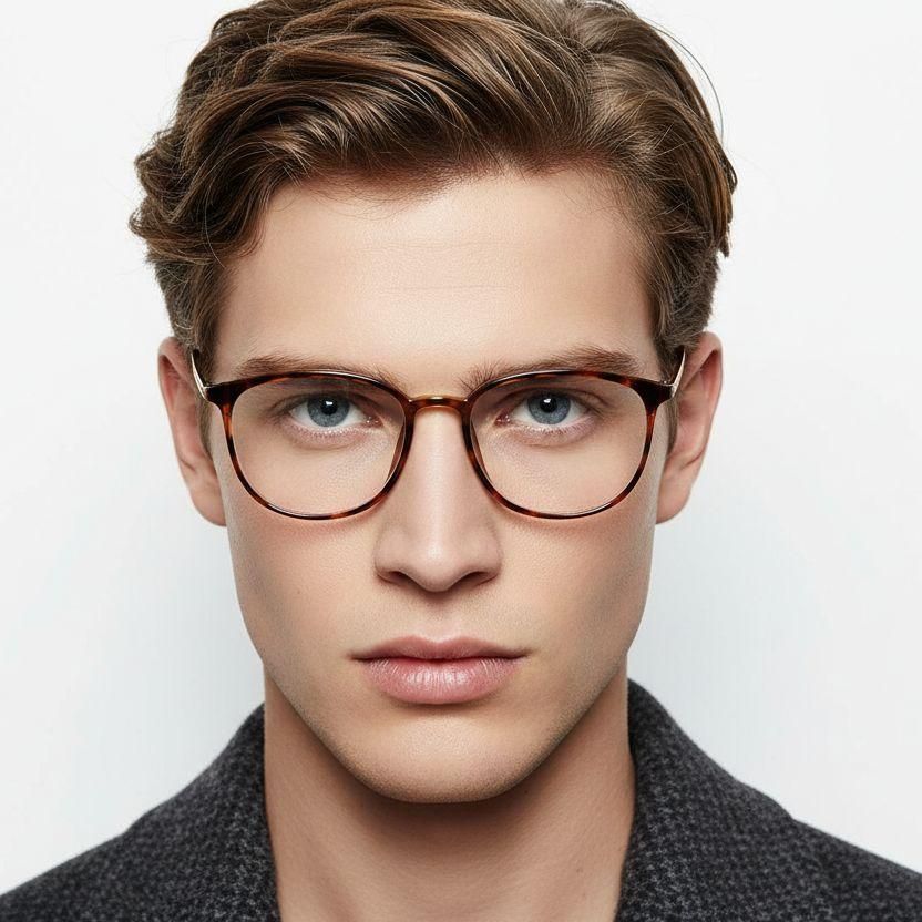 Gafas Ultem ovaladas de carey # BS0406-0310