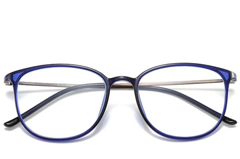 Ovale blaue Ultem-Brille #BS0406-0311