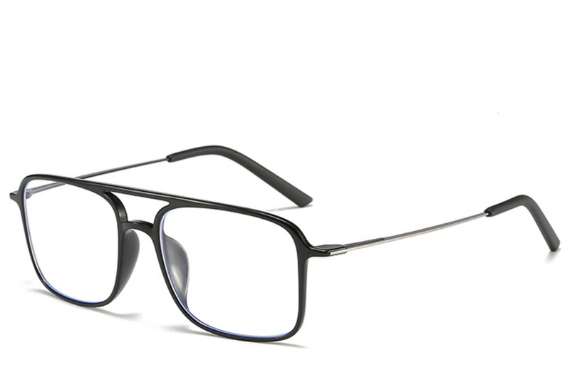 Aviator Black Ultem Glasses #BS0406-0312