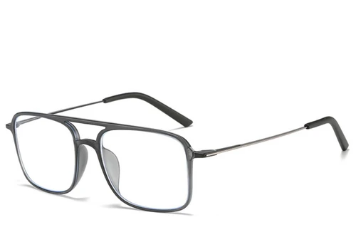 Aviator Grey Ultem Glasses #BS0406-0313
