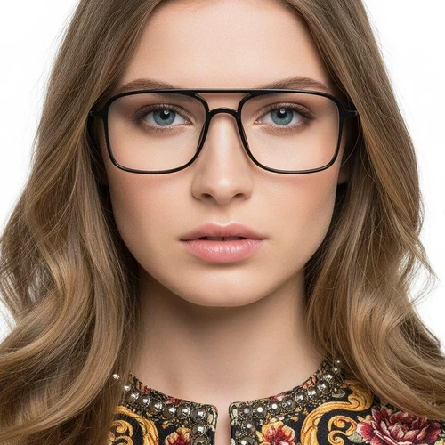 Lunettes Aviator noires Ultem #BS0406-0314