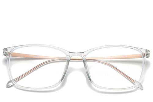 Lunettes rectangulaires transparentes en Ultem #BS0406-0316