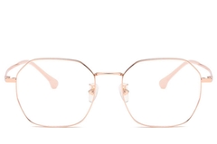 Geometric Pink Titanium Glasses #BS0406-0332