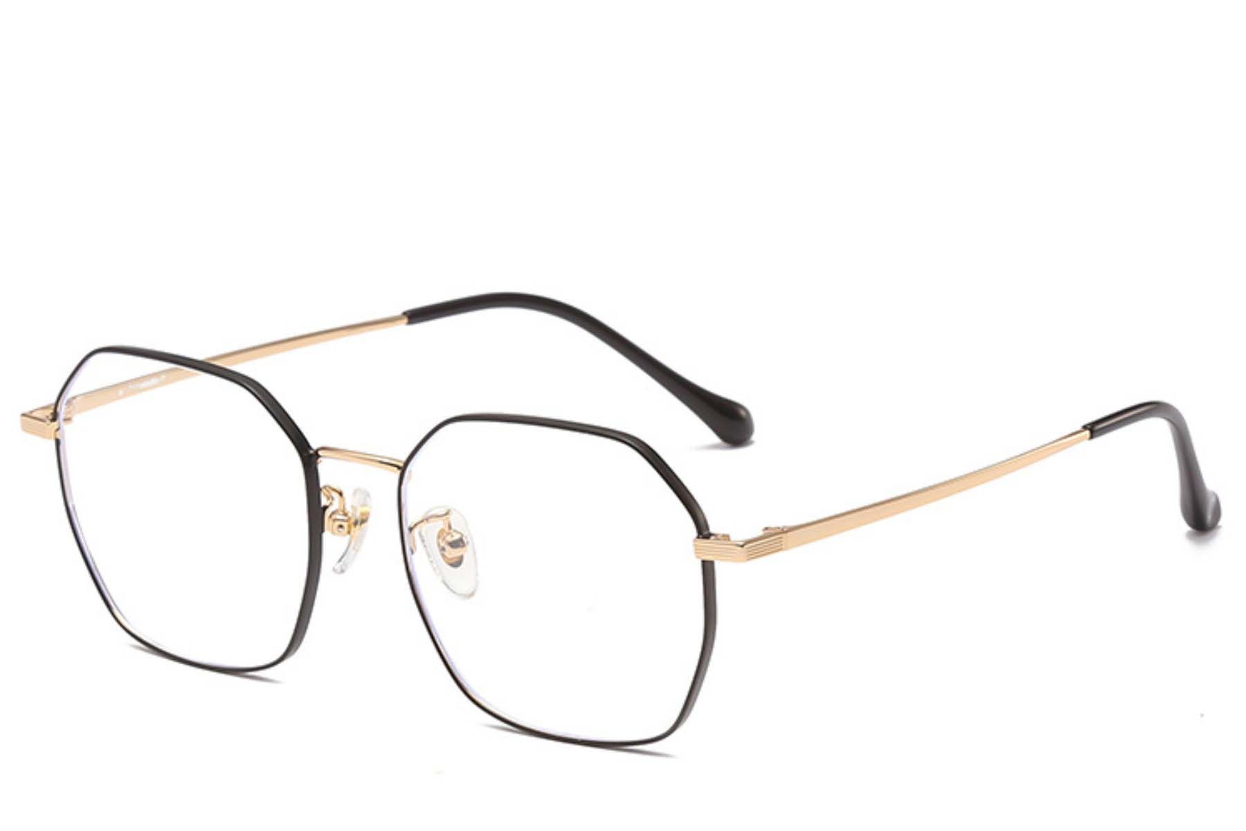 Geometric Golden Titanium Glasses #BS0406-0333