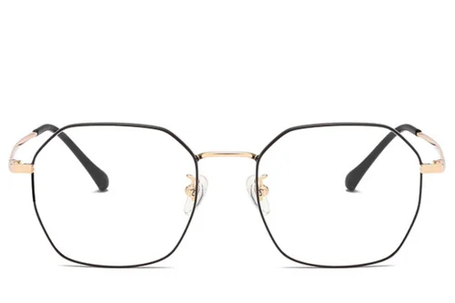 Lunettes géométriques en titane doré #BS0406-0333