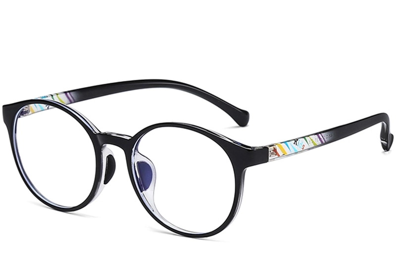 Oval Pattern TR90 Kids Glasses #BS0406-0339