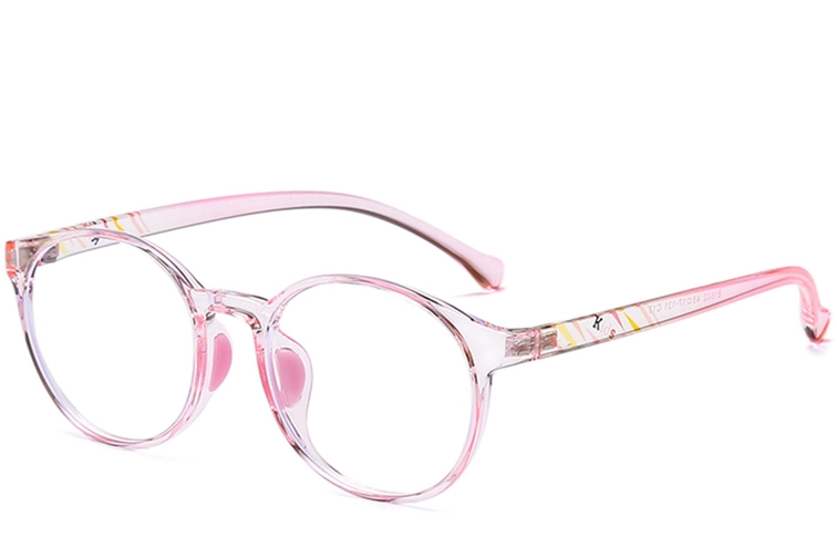Oval Pink TR90 Kids Glasses #BS0406-0340