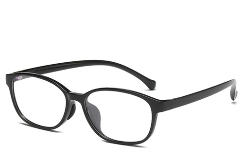 Lunettes ovales noires TR90 pour enfants #BS0406-0343