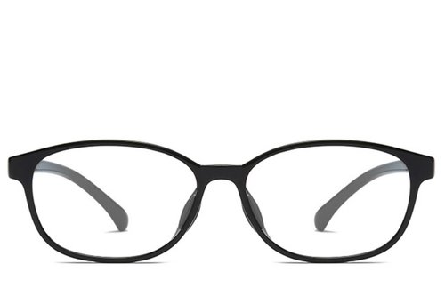 Lunettes ovales noires TR90 pour enfants #BS0406-0343