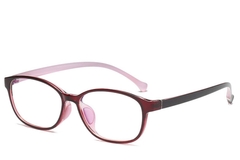 Oval Red TR90 Kids Glasses #BS0406-0345