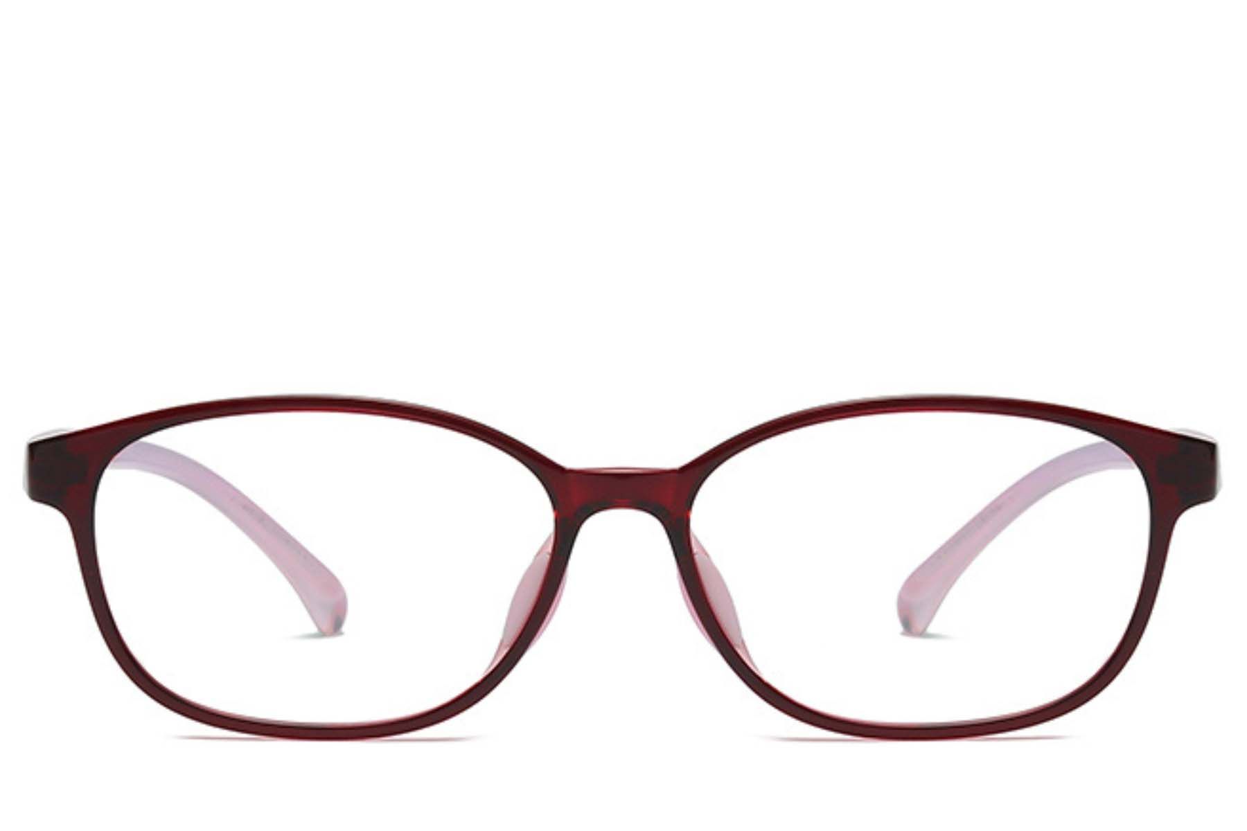 Oval Red TR90 Kids Glasses #BS0406-0345