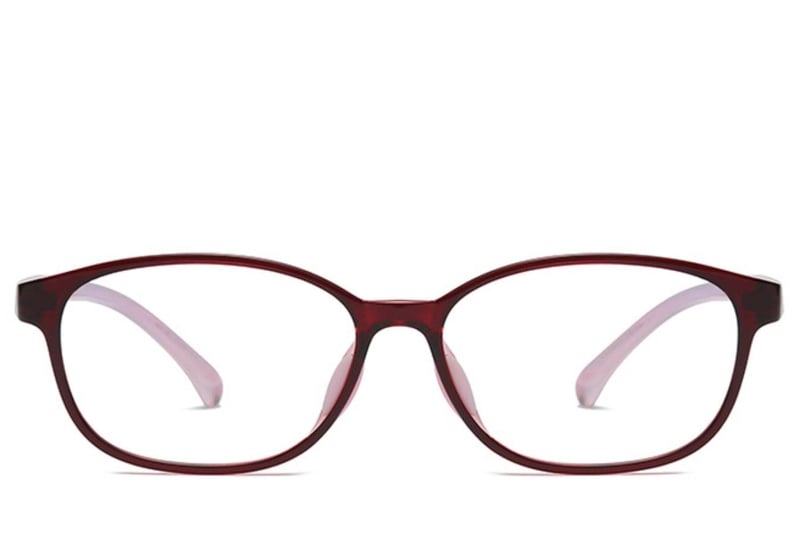 Oval Red TR90 Kids Glasses #BS0406-0345