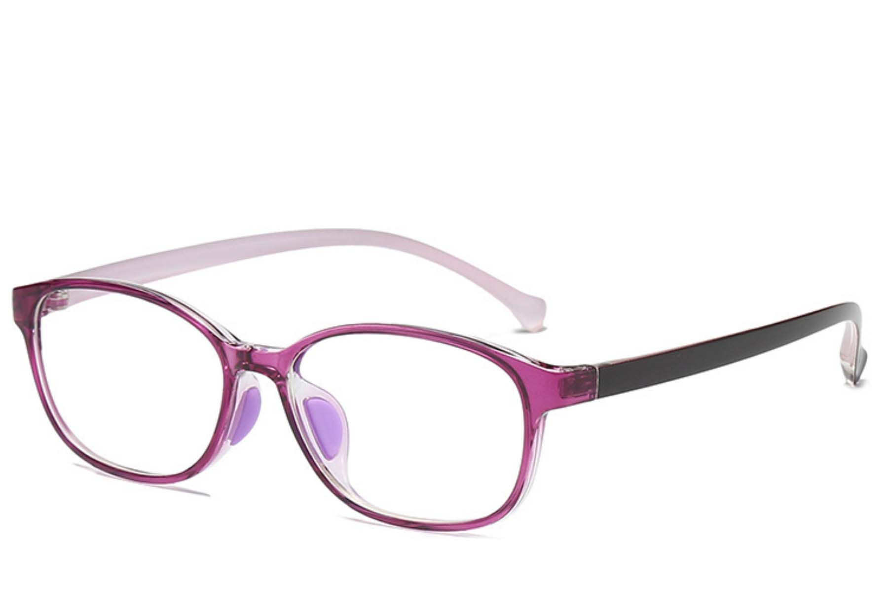 Oval Purple TR90 Kids Glasses #BS0406-0346
