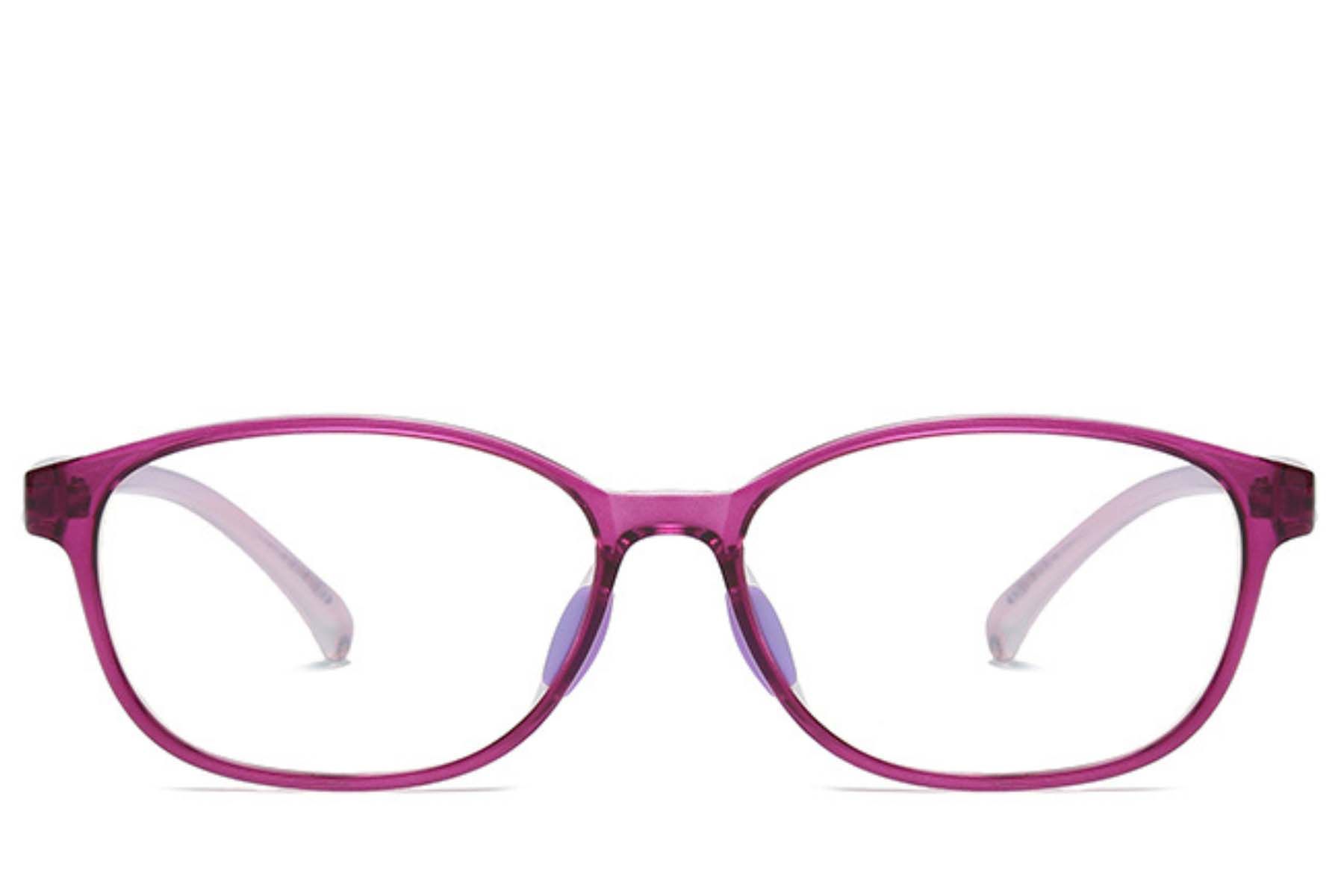 Oval Purple TR90 Kids Glasses #BS0406-0346