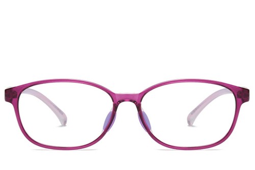 Oval Purple TR90 Kids Glasses #BS0406-0346