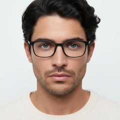 Rectangular Black TR90 Kids Glasses #BS0406-0347