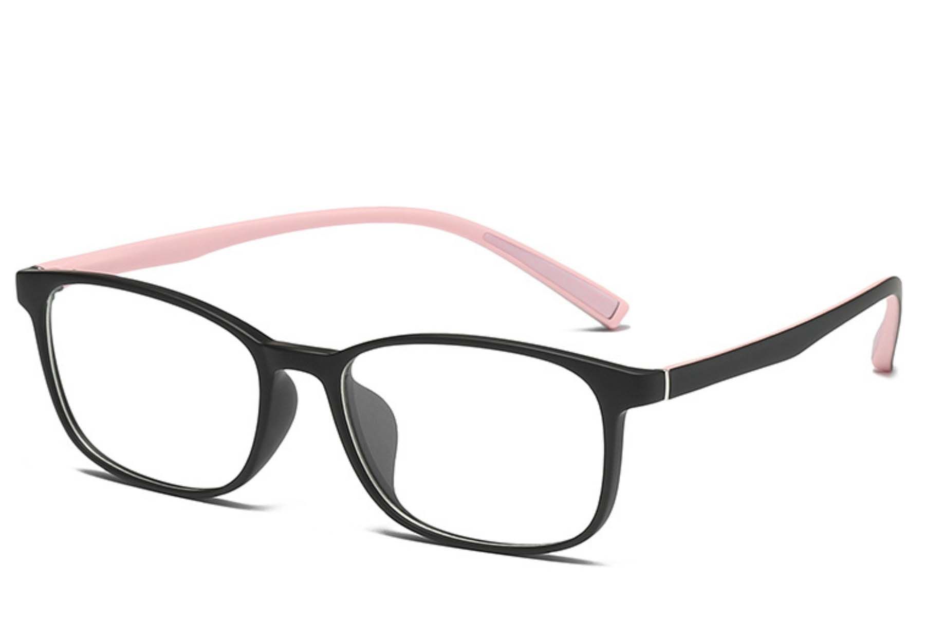 Rectangular Pink TR90 Kids Glasses #BS0406-0348