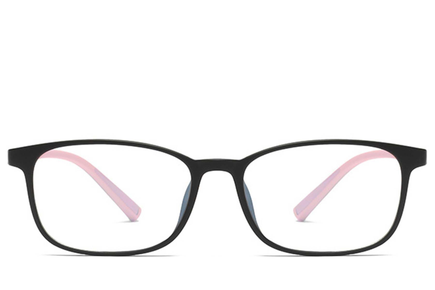 Rectangular Pink TR90 Kids Glasses #BS0406-0348
