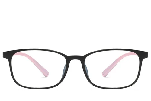 Lunettes rectangulaires roses TR90 pour enfants #BS0406-0348