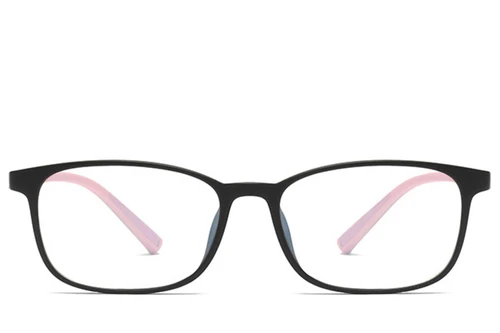 Gafas rectangulares rosas TR90 para niños #BS0406-0348