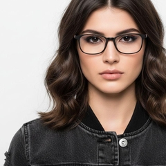 Rectangular Pink TR90 Kids Glasses #BS0406-0348