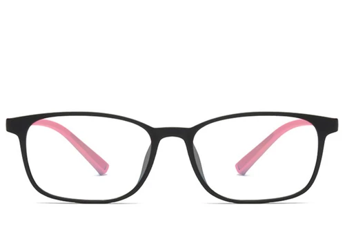 Rectangular Pink TR90 Kids Glasses #BS0406-0349