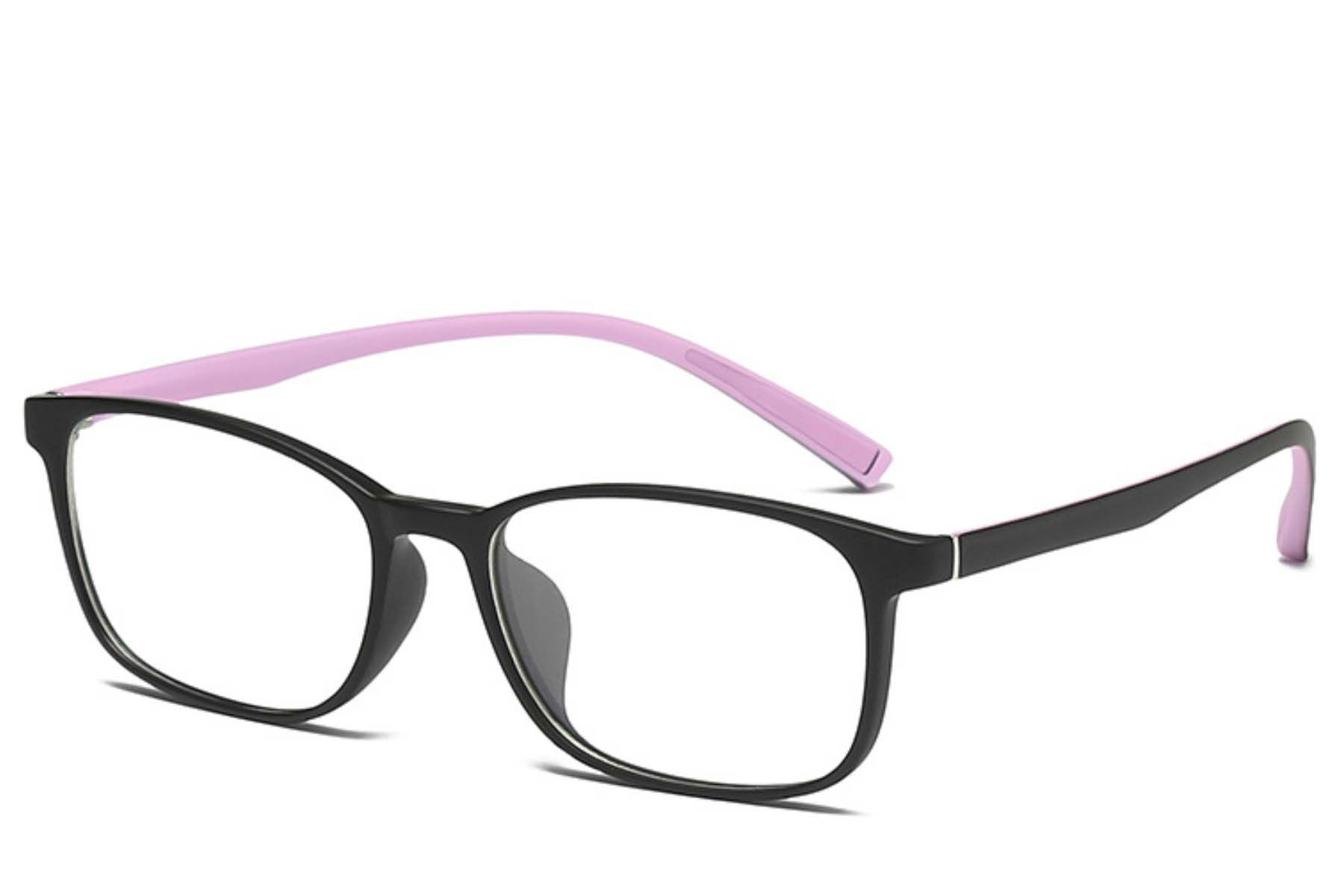 Rectangular Purple TR90 Kids Glasses #BS0406-0351