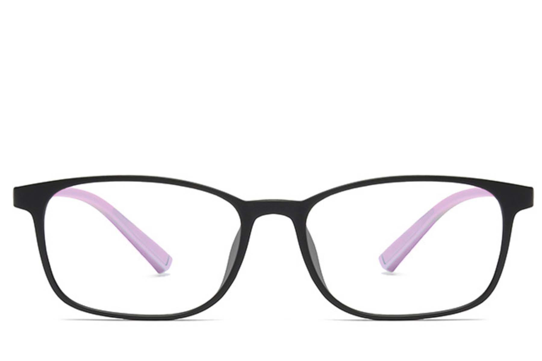 Rectangular Purple TR90 Kids Glasses #BS0406-0351