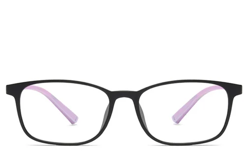 Lunettes rectangulaires violettes TR90 pour enfants #BS0406-0351