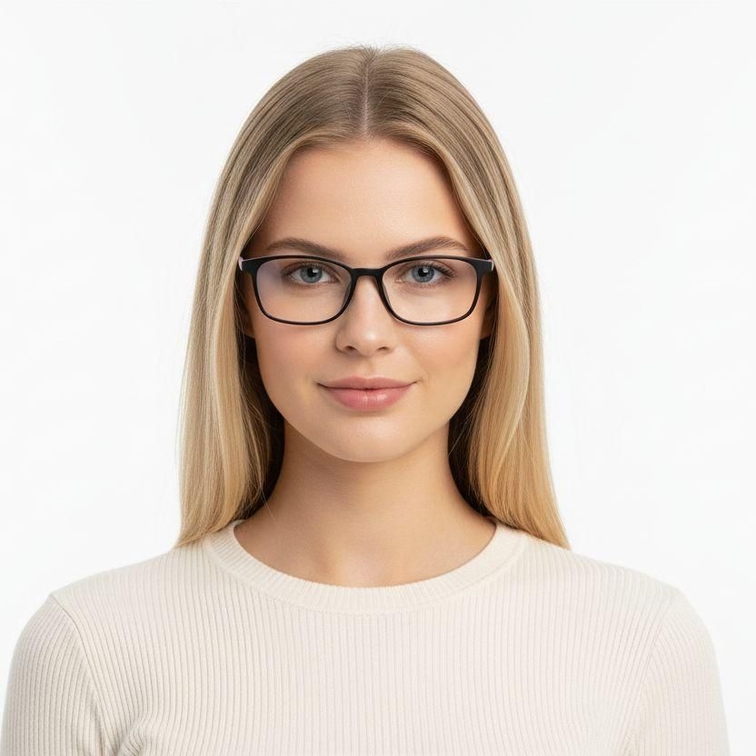 Rectangular Purple TR90 Kids Glasses #BS0406-0351