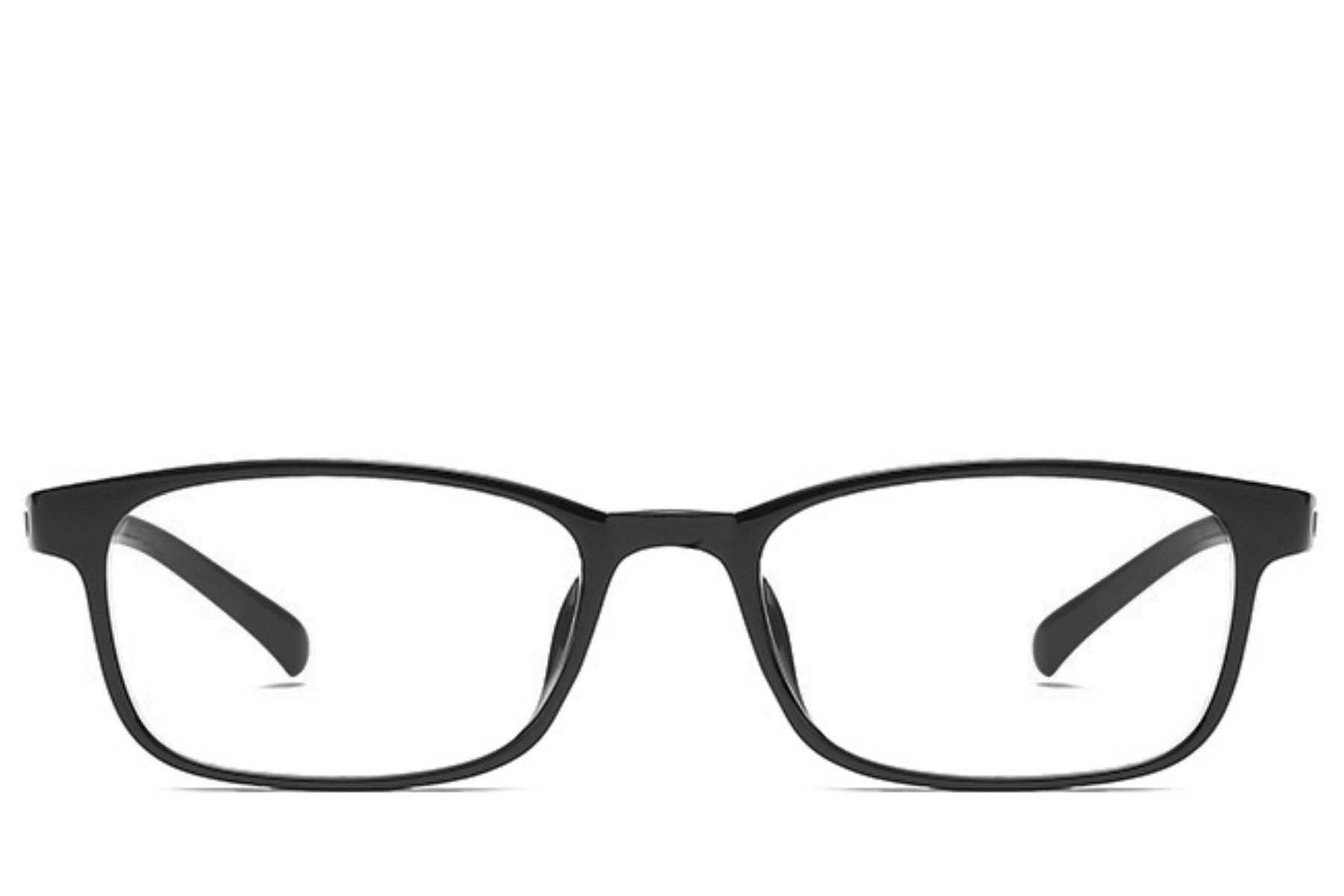 Gafas rectangulares negras TR90 para niños #BS0406-0352