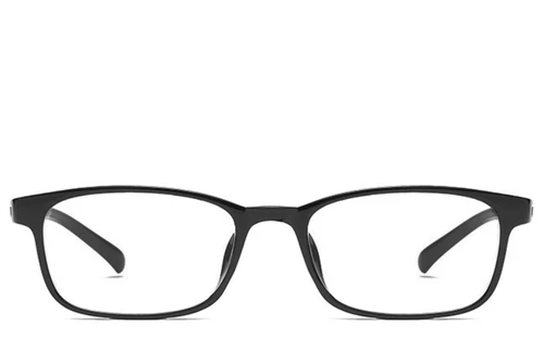 Gafas rectangulares negras TR90 para niños #BS0406-0352