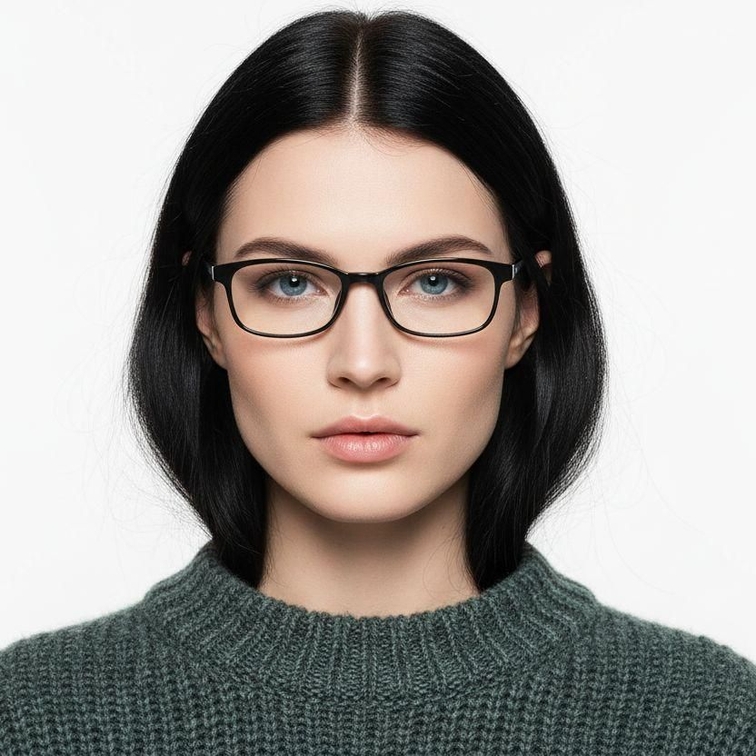 Rectangular Black TR90 Kids Glasses #BS0406-0352