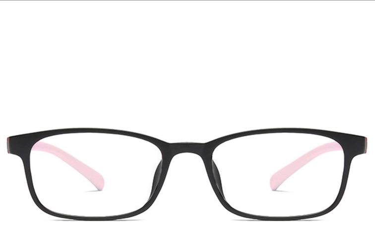 Rectangular Pink TR90 Kids Glasses #BS0406-0353