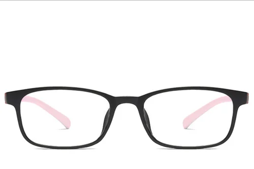 Lunettes rectangulaires roses TR90 pour enfants #BS0406-0353