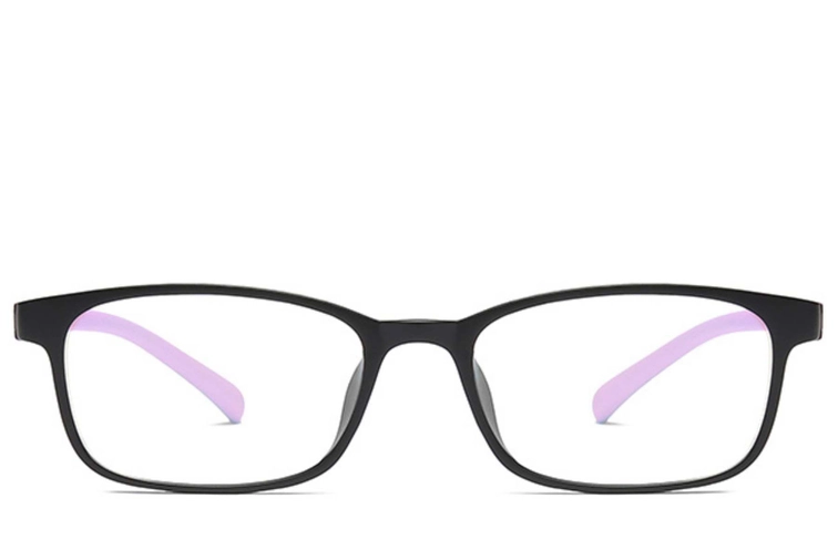 Rectangular Purple TR90 Kids Glasses #BS0406-0355