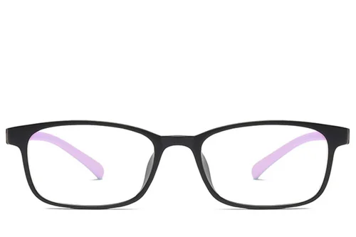 Lunettes rectangulaires violettes TR90 pour enfants #BS0406-0355