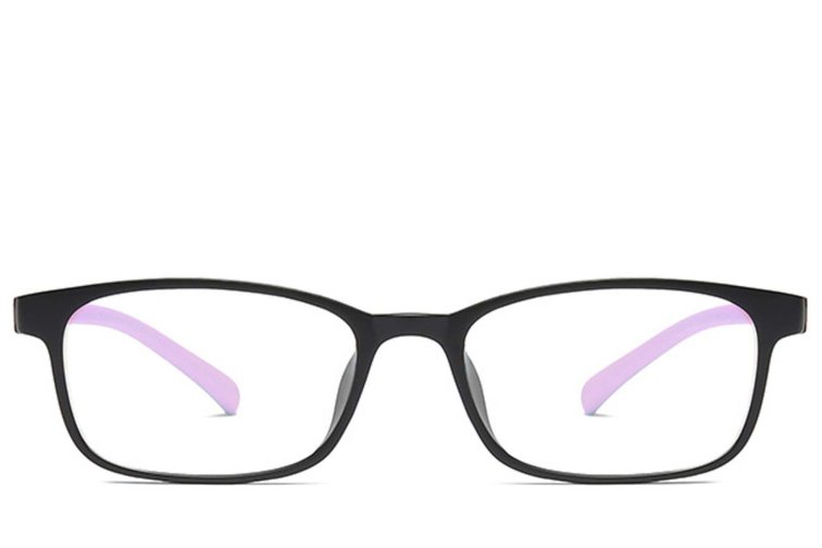 Gafas rectangulares TR90 moradas para niños #BS0406-0355