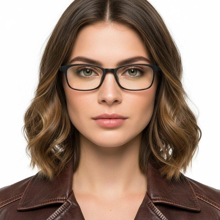 Rectangular Purple TR90 Kids Glasses #BS0406-0355