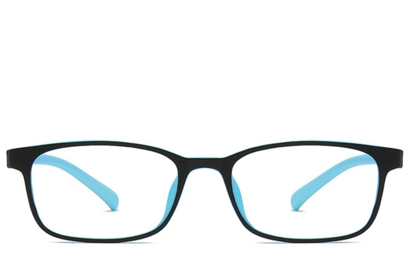 Rectangular Blue TR90 Kids Glasses #BS0406-0356
