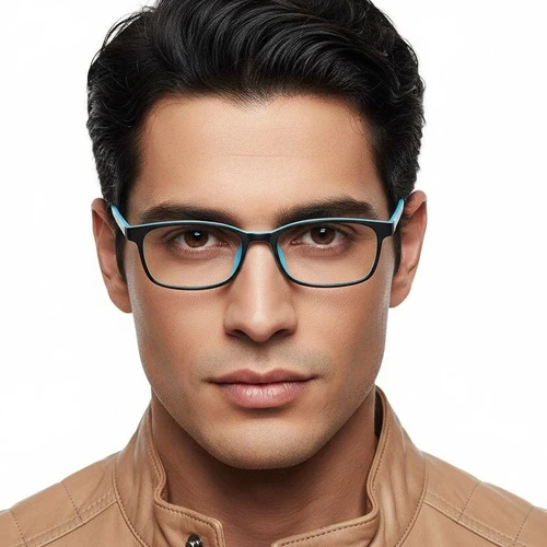 Rectangular Blue TR90 Kids Glasses #BS0406-0356